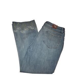 DRIFTWOOD Romy Flare Jeans Women's Size 16 Medium Wash Blue Denim Boho